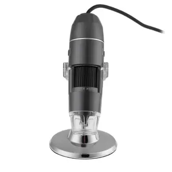 800X 8LED Mikroskopu didinamasis stiklas Fotoaparatas Skaitmeninis Elektroninis Mikroskopas USB Endoskopą Zoom Fotoaparatas Didinamojo stiklo Stendas Nešiojamą JewelryTool