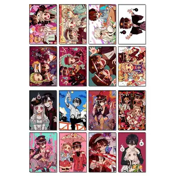 8pcs Anime Tualetas-Privalo Hanako-kun Sienos Plakatas Plakatas Pažymėkite Kabo Tapybos Siena Lipdukas Baras, Kavinė Namų Puošybai Kolekcija
