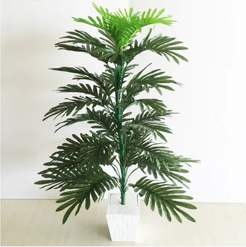 90cm 39 Vadovai Tropinių Medžių, Dideli Dirbtiniai Augalai Netikrą Palmių Didelis Monstera Šilko Palmių Lapų False Kokoso Medžio Namų Dekoro