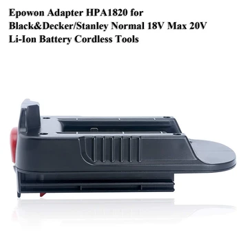 ABHU-Hpa1820 20V Baterija Konvertuoti Adapteris, Black Decker/Stanley/Porter Kabelis 20V Max Ličio Baterija Black Decker, 18V Ni-M