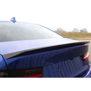 ABS Blizgus Juodas Galinis Kamieno Spoileris BMW 3 Serijos G20 G28 2019 2020 Galinio Sparno Spoileris bagažinės atidarymas
