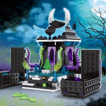 AUSINI Zombie Vestuvių Blokai Žaislai Berniukams Helovinas Vaiduoklis Šalis Modelio Architektūra Apdailos Duomenys Plytų Vaikas