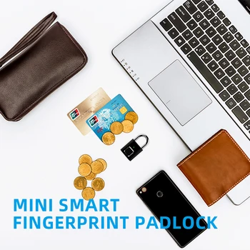 Aimitek pirštų Atspaudų Durų Užraktas Smart Spynos Thumbprint USB Įkraunamas Elektroninis Užraktas Persirengimo Spintelės Stalčių Bagažo Dėžutę