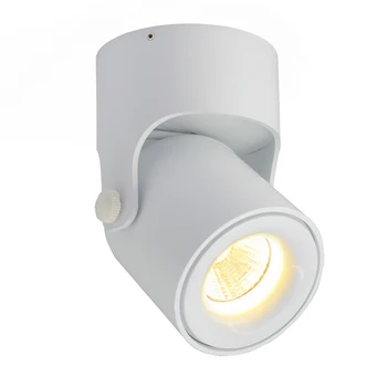 Aisilan LED Downlight Paviršiaus Sumontuoti Vietoje Šviesos COB Fone CREE Chip Šviesos Reguliuojamas 180 Laipsnių Fojė, Gyvenamasis Kambarys LEMPOS