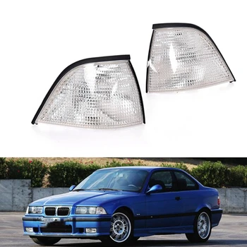 Aišku, Objektyvas Automobilio Priekinio Kampo Žibintai Posūkio Signalo Lemputė Sidelights BMW E36 3-Series 1992-1998
