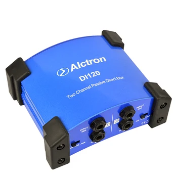 Alctron DI-120 DI Tiesiogiai Langelyje Naujas Atvykti Pasyvus Stereo DI Direct Box 2 Kanalų Alctron DI120