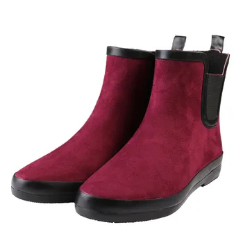 Aleafalling naujo dizaino lietaus batai neperšlampami butas su batų moteris lietaus moteris, vandens guminiai batai elstic botas w204