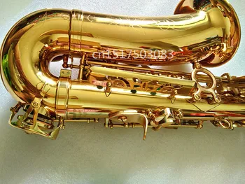 Alto saksofonas nauji aukštos kokybės priemonė, Aukso alto saksofonas modelis Kandiklį ir byla