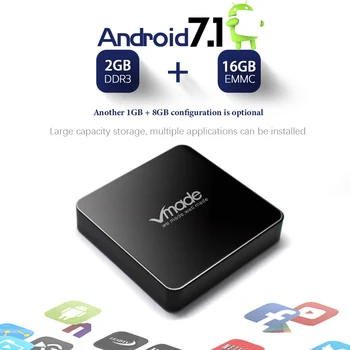 Amlogic S905W Android 7.1 Smart TV Box 2G 16GB Media Player HD 