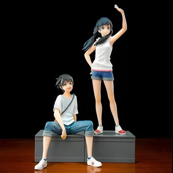 Anime Atmosferos Su Jumis Pav Amano Hina statulėlės Morishima Hodaka veiksmų skaičius, Pora Kolekcijos Modelis Žaislai, Dovanos vaikams