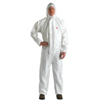 Apsauginiai drabužiai Cheminių apsaugos nuo Dulkių įrodymas, spray-dažytos drabužių Cheminis atsparus baltas kombinezonas