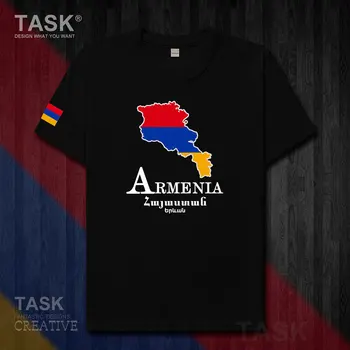 Armėnija RANKOS AM nacionalinės komandos Jerevanas mens nauji marškinėliai Mados viršūnes Trumpas Rankovės sporto drabužių vasaros medvilnės marškinėliai banga 50