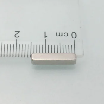 Aukštos Kokybės Neodimio magnetas 15x3x3m Retųjų Žemių mažas Stiprios blokas nuolat šaldytuvas, Elektromagnetas NdFeB nickle magnetinio aikštėje