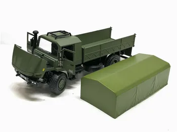 Aukštos kokybės 1:36 lydinio karinių transporto sunkvežimio modelis off-road žaislas automobilio modelio surinkimo papuošalai vaikams žaislas nemokamas pristatymas