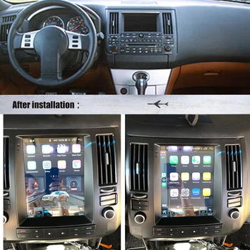 Automobilio multimedijos grotuvo Infiniti FX FX35 FX45 2003 - 2009 Radijas Stereo Tesla Ekranas Android PX6 Radijo, GPS Navigaciją Galvos vienetas