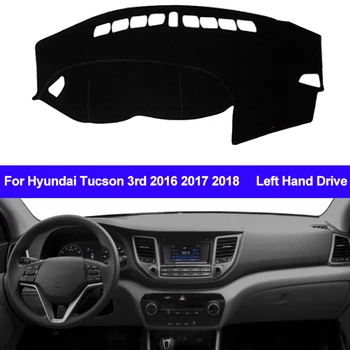 Automobilio prietaisų Skydelio Dangtelį Brūkšnys Kilimėlis Hyundai Tucson 3. 2016 m. 2017 m. 2018 m Dashmat Trinkelėmis Kilimų Brūkšnys Valdybos Saulės Pavėsyje, Auto, Automobilių Stilius