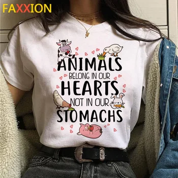 Avokado veganų moterų marškinėliai ulzzang 2019 kawaii animacinių filmų marškinėlius femme 90s Grafinis moterų trumpomis rankovėmis t-shirt vasaros drabužių
