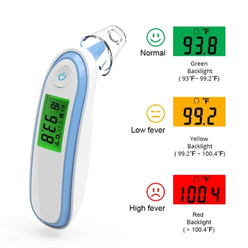 BOXYM Skaitmeninis LCD Kūdikių Infraraudonųjų spindulių Termometras Kūno termometro Matavimo Kaktos, Ausies, Ne-Kreipkitės Suaugusiųjų ir Vaikų термометр