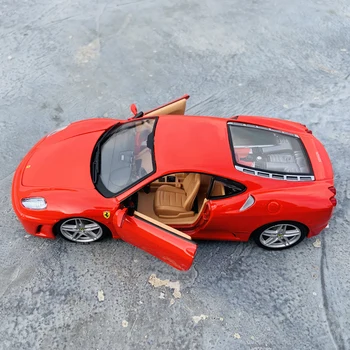 Bburago 1:24 Ferrari F430 surinkimo gamintojo įgaliotas modeliavimas lydinio automobilio modelį amatų, apdailos kolekcijos žaislas įrankiai