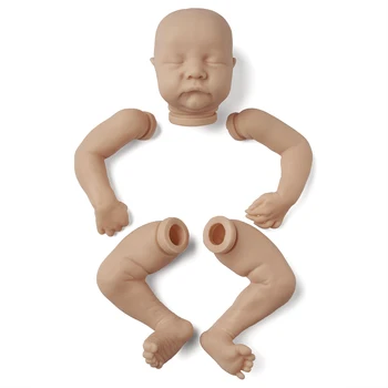 Bebe Reborn Rinkinio 17 Colių Reborn Baby Rinkinio Levi Vinilo Unpainted Nebaigtų Lėlės Dalys 