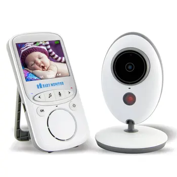 Belaidžio LCD Audio Video Baby Monitor VB605 Radijo Auklė Muzikos Domofonas Walkie Talkie Aukle IR 24h Nešiojamų Kūdikių Kamera Kūdikių
