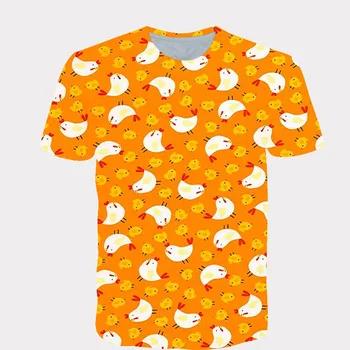 Berniukai Rožinės spalvos Kačiukas 3D Spausdinimo Drabužiai Mergaitėms 3D Juokingi marškinėliai Kostiumas Vaikams 2020 Naujas Vasaros Drabužių Vaikams, Trišakiai 4~14T Kūdikio Marškinėlius
