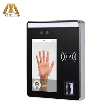 Biometrinių Veido Atpažinti Prieigos Kontrolės Metu, dalyvaujant IC Kortelė 5 colių Jutiklinis Ekranas, Smart Palmių Prieigos Kontrolės Sistema