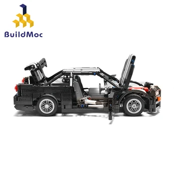BuildMoc Skyline R34 Ištvermės sporto automobilio kūrimo bloką Technic lenktyninis Automobilis, 23809 SS modelis plytų žaislai berniukams