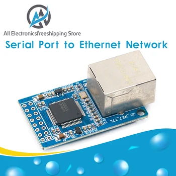CH9121 Tinklo Modulis UART Nuosekliojo prievado prie Ethernet modulis serijos serverių tinklo modulis TCP/IP 51/STM32 3.3 V 5V