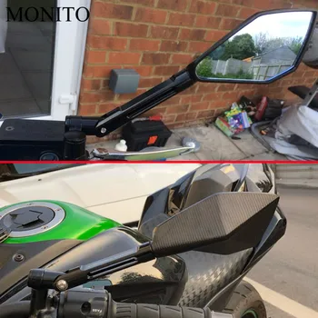 CNC Motociklo Veidrodžiai Moto galinio vaizdo Veidrodėliai elektra valdomi išoriniai Veidrodėliai priedai honda cb190r cb1000r beždžionė yamaha tmax 500 530