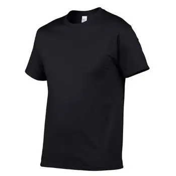 Camiseta De Algodn Para Hombre, Blanco Y Negro, Verano,Talla Europea
