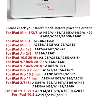 Case for iPad 10.2 Atveju 2019 Odos Smart Miego Auto Miega Padengti Funda iPad 9.7 2017 2018 Oro 3 Pro 10.5 11 Mini 5 Coque