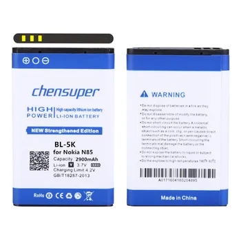 Chensuper 2900mAh BL 5K BL-5K BL5K Li-ion Telefono Baterija 