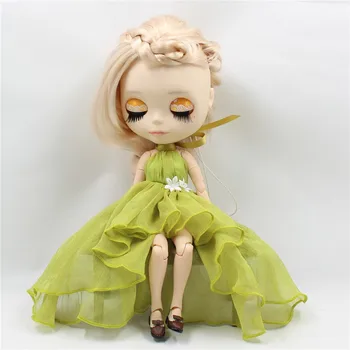 DBS Drabužius Blyth ledinis Lėlės Elegantiška Suknelė įvairių spalvų, su gėlių mergaitė dovana