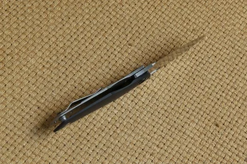 DICORIA SJ75 TC4 titano rankena Taktinis Sulankstomas Peilis D2 ašmenys kempingas medžioklės lauko išgyvenimo kišenėje Peiliai EDC įrankiai