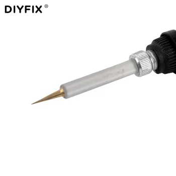 DIYFIX Gryno Vario lituoklio Patarimai 0.02 mm PCB Nuorodą Vielos Litavimo Viela Suvirinimo Stotis Geležies Patarimai, kaip 
