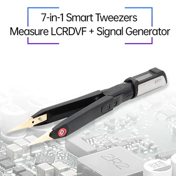 DT71 Skaitmeninis Pincetu Smart LCR Metrų Signalo Generatorius su OLED Ekranas Sudedamųjų Dalių Matavimo Reikmenys