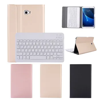 Darbalaukio Tarnybos Pramogų Priedai Samsung Galaxy Tab T580/T585 10.1 Atveju Slim Stovo Dangtelis+Wireless Keyboard