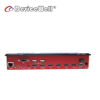DeviceWell HDS7105-V21 Video Switcher 5-CH Video Switcher 4*HDMI 1*DP SWITCHER Video Stream HDS7105_V2021 NAUJAS 2021 Versija