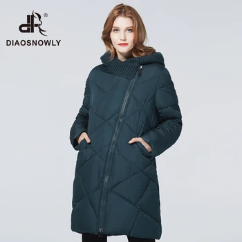 Diaosnowly 2020 m. moteris striukė ilgas šiltas žiemos moteriškų paltų Mados moteris parkas plius dydis Moterų Nauja Žiemos Kolekcija