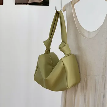 Dizainas PU Odos Pečių krepšiai Moterų 2020 M. Vasaros Moterų Elegantišką Rankinės Pažastų krepšys, Pirkinių krepšiai ponios entire žalia