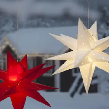 Dropshipping！3D Sprogimo Star Light 18-Trikampis, Sulankstomas Umbra Lauko Vandeniui Juosta Etape Kūrybos Kalėdų decoracion