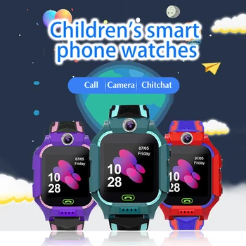 Dual Camera Anti Prarado Vietą Baby Smart Žiūrėti Vaikai SOS SIM Telefonas Žiūrėti Vaikams Smart Žiūrėti LBS Padėties nustatymo Seklys atsparus Vandeniui