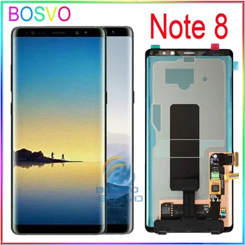 Dėl Samsung Note 8 LCD note8 N950 N950F Ekranas su Touch 