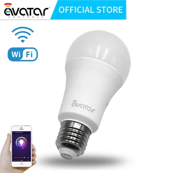 E27 Smart Lemputė 8W Alexa Lemputes, WiFi, LED Apšvietimas, Smart Lemputė Wifi Led RGBW šaltai Balta valdymas Balsu Smart Gyvenimo