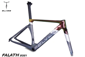 ELFAI FALATH Aero-Dinamika Anglies Kelių dviračio rėmas anglies pluošto dviratis rėmas anglies kelių kadrų aerodinamika