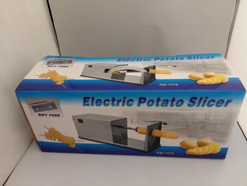 Elektros Tornado bulvių mašina, bulvių spiralinio pjovimo mašina,bulvių pjovimo staklės /bulvių traškučiai mašina