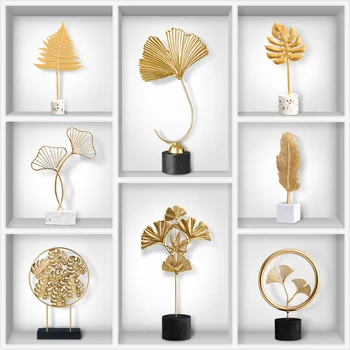 Europos Stiliaus Dekoro Kūrybos Dervos Aukso Augalai, Gėlės, Papuošalai Dovana, Namų Dekoro Namų Dekoro Priedai už Kambarį