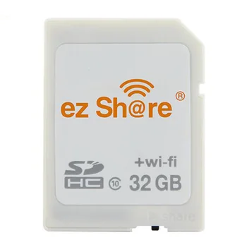 Ezshare Wi-fi, SD Card Bevielis WiFi TF Mikro SD Su SD Adapteriu, 8G 16GB 32G palaiko Tik 4GB 8GB 16GB 32GB Microsd Kortelė