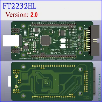 FT2232HL Plėtros Taryba FT2232H USB Serial Port JTAG OpenOCD